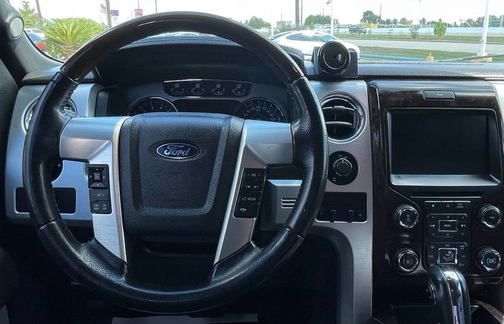 2013 Ford F-150 Platinum White at Bayway Cadillac of The Woodlands
