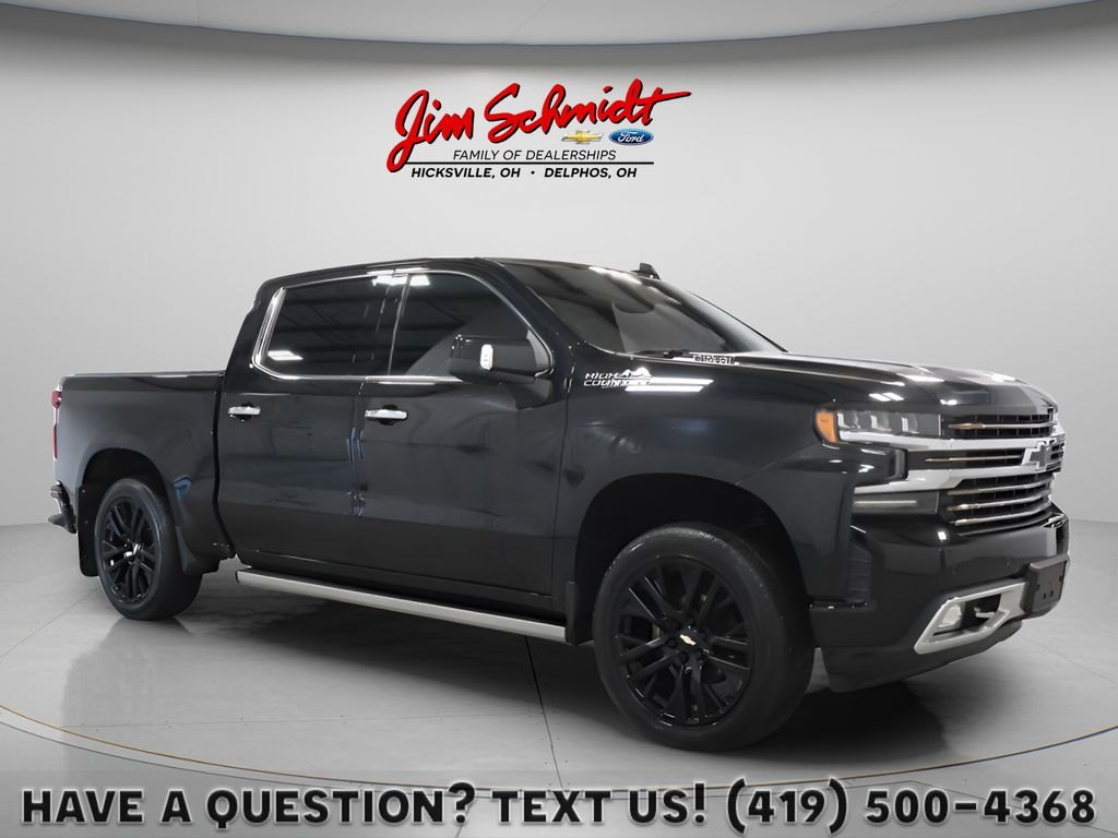 Black 2021 Chevrolet Silverado 1500 Pickup Truck Four-Wheel Drive Automatic