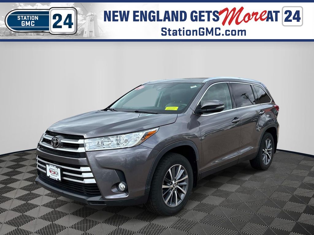 Predawn Gray Mica 2019 Toyota Highlander XLE AWD SUV / Crossover All-Wheel Drive 8-Speed Automatic