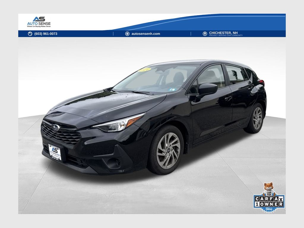 Crystal Black Silica 2024 Subaru Impreza Wagon All-Wheel Drive Continuously Variable Transmission