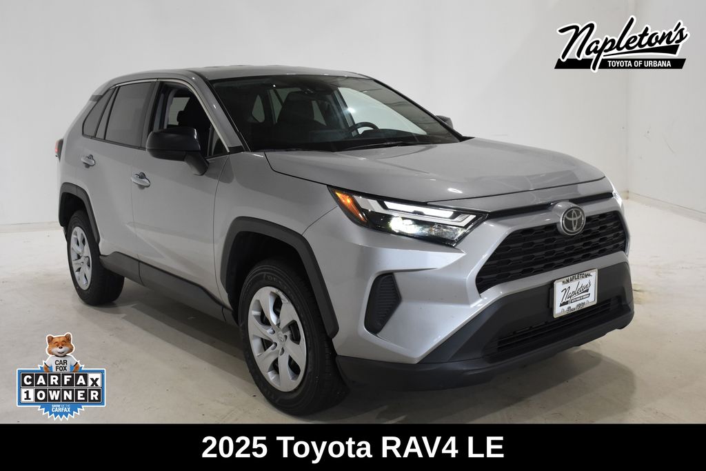 Silver Sky Metallic 2025 Toyota RAV4 SUV / Crossover All-Wheel Drive 8-Speed Automatic