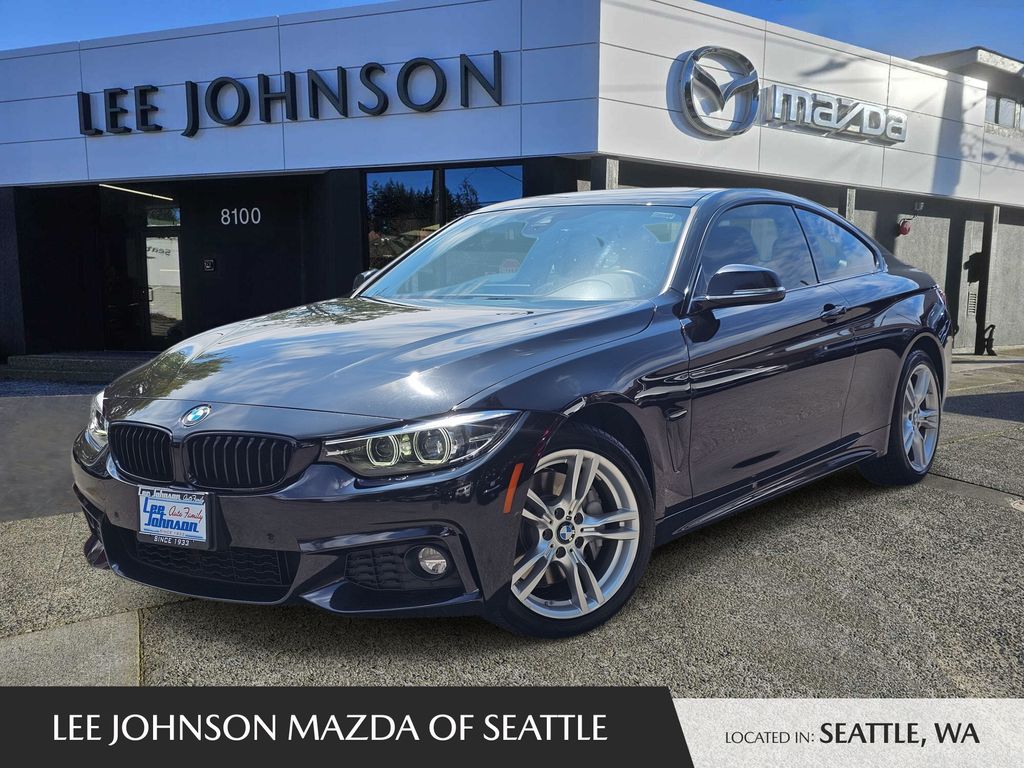 Black Sapphire Metallic 2020 BMW 4 Series Coupe All-Wheel Drive 8-Speed Automatic