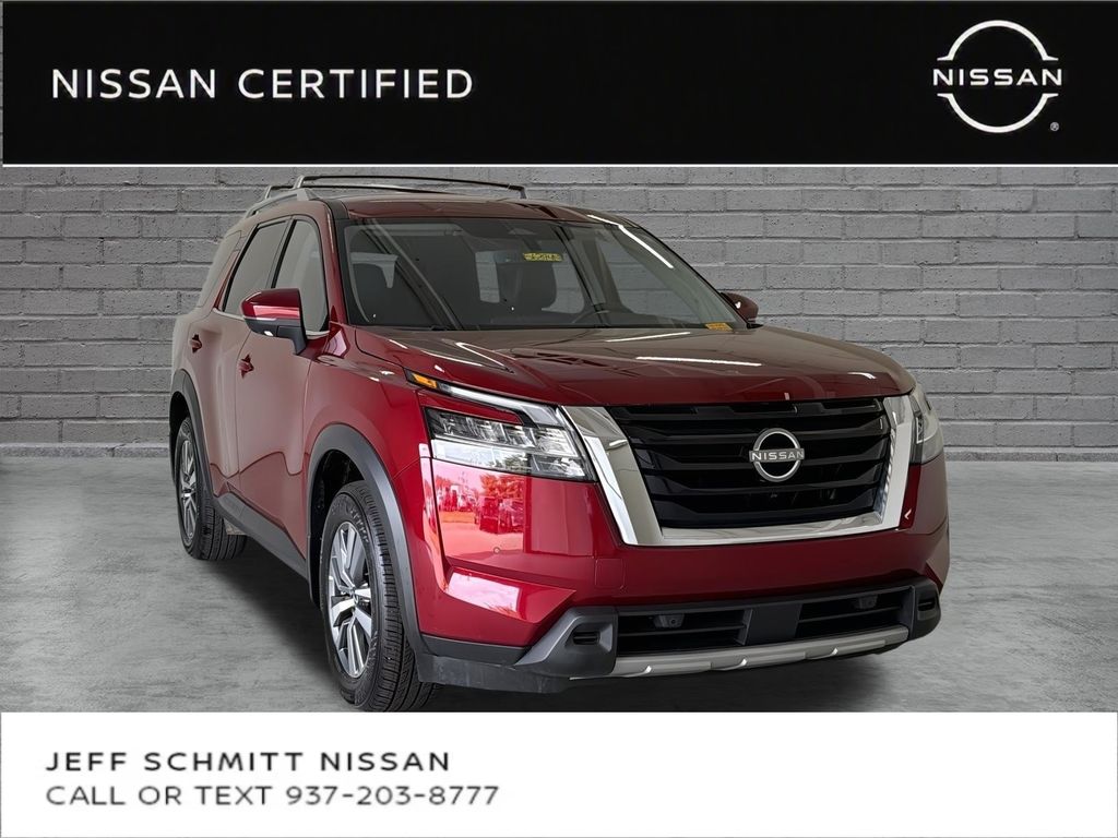 Red (Scarlet Ember Tintcoat) 2024 Nissan Pathfinder SUV / Crossover All-Wheel Drive 9-Speed Automatic