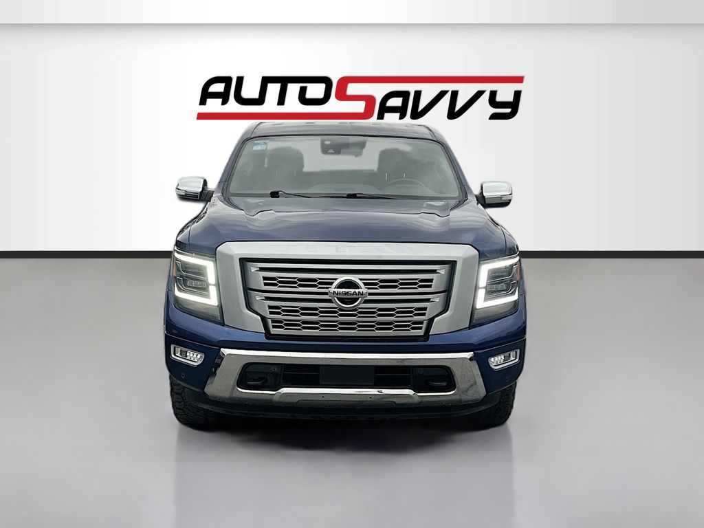 Used 2023 Deep Blue Pearl Nissan Platinum Reserve image 2