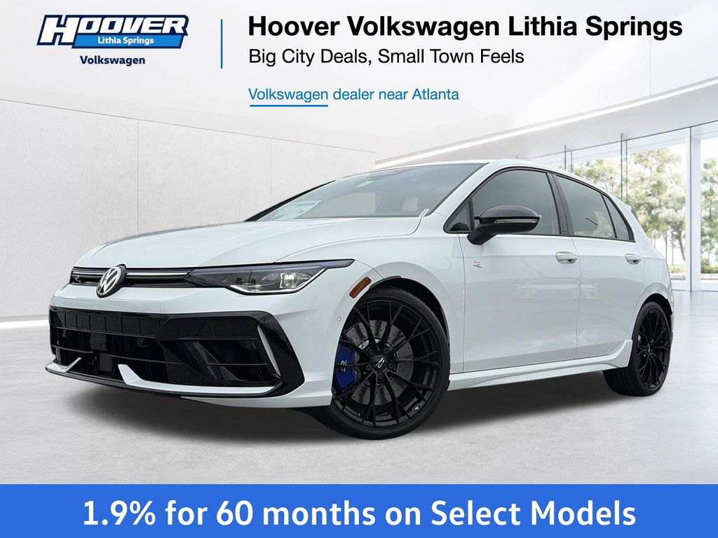 Pure White 2026 Volkswagen Golf R Hatchback All-Wheel Drive 7-Speed Dual Clutch