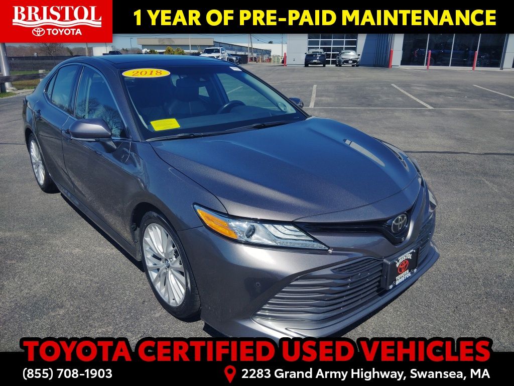 Predawn Gray Mica 2018 Toyota Camry XLE Sedan Front-Wheel Drive 8-Speed Automatic