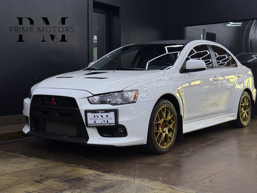 White 2012 Mitsubishi Lancer Evolution Sedan All-Wheel Drive 6-Speed Automatic