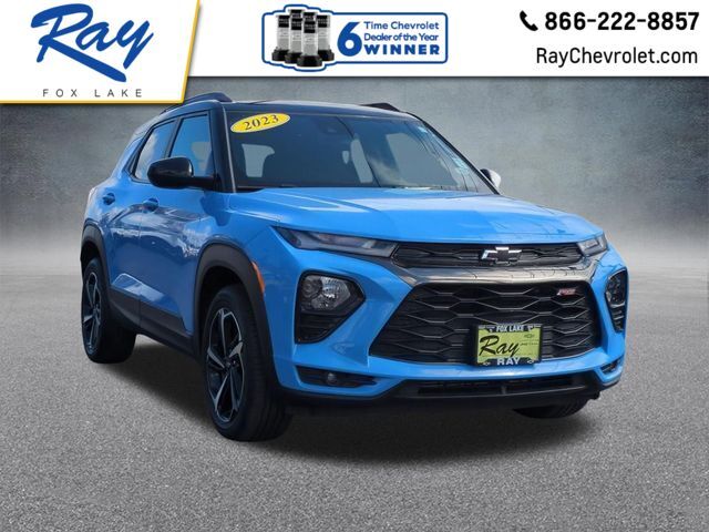 Blue 2023 Chevrolet Trailblazer RS FWD SUV / Crossover Front-Wheel Drive Continuously Variable Transmission