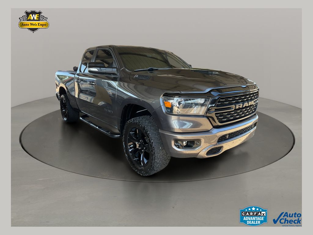 Gray (Granite Crystal Metallic Clearcoat) 2022 RAM 1500 Pickup Truck 4X2 8-Speed Automatic