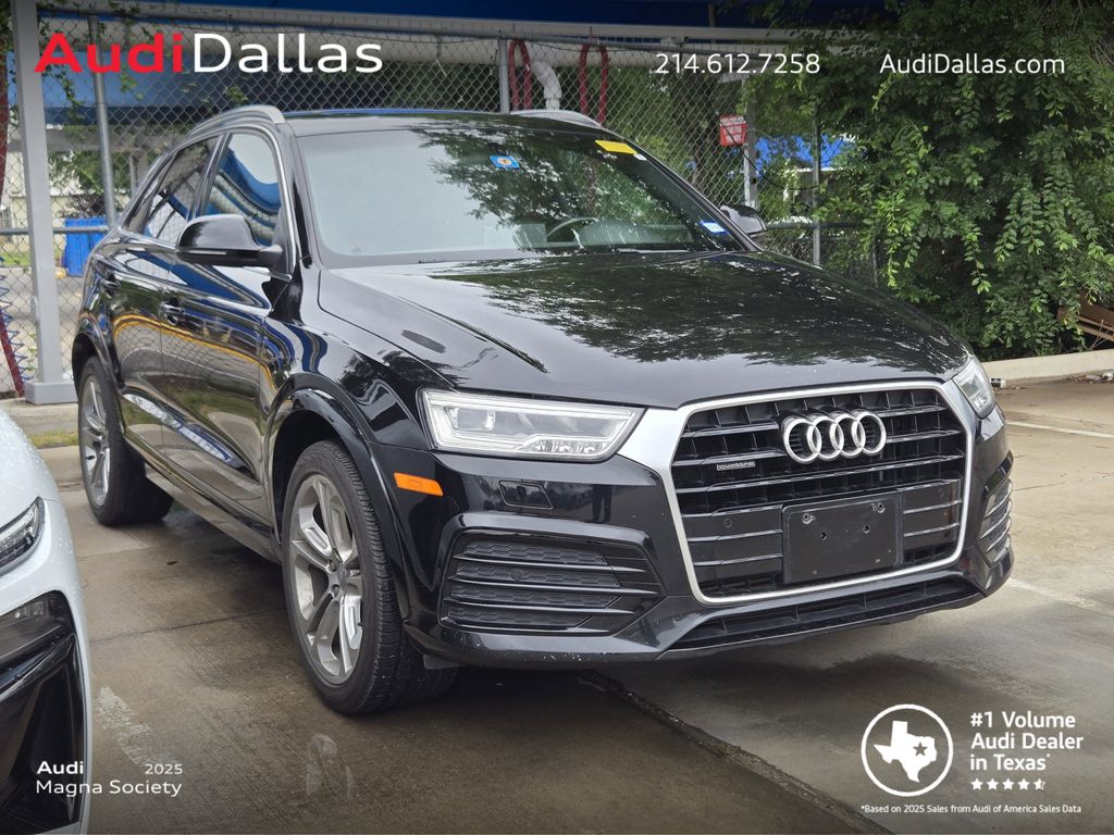 Mythos Black Metallic 2017 Audi Q3 2.0T quattro Prestige SUV / Crossover All-Wheel Drive 6-Speed Automatic