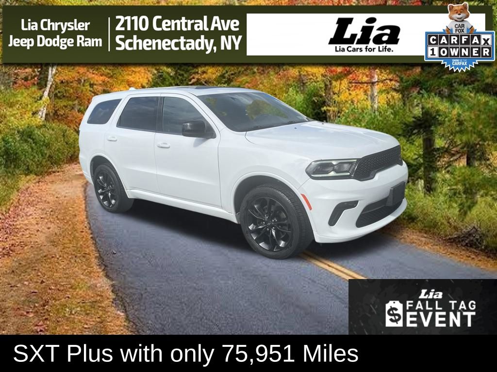 White Knuckle Clearcoat 2021 Dodge Durango SUV / Crossover All-Wheel Drive 8-Speed Automatic
