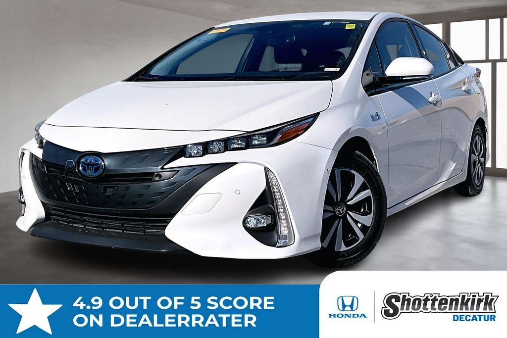White 2019 Toyota Prius Prime Hatchback Front-Wheel Drive Continuously Variable Transmission