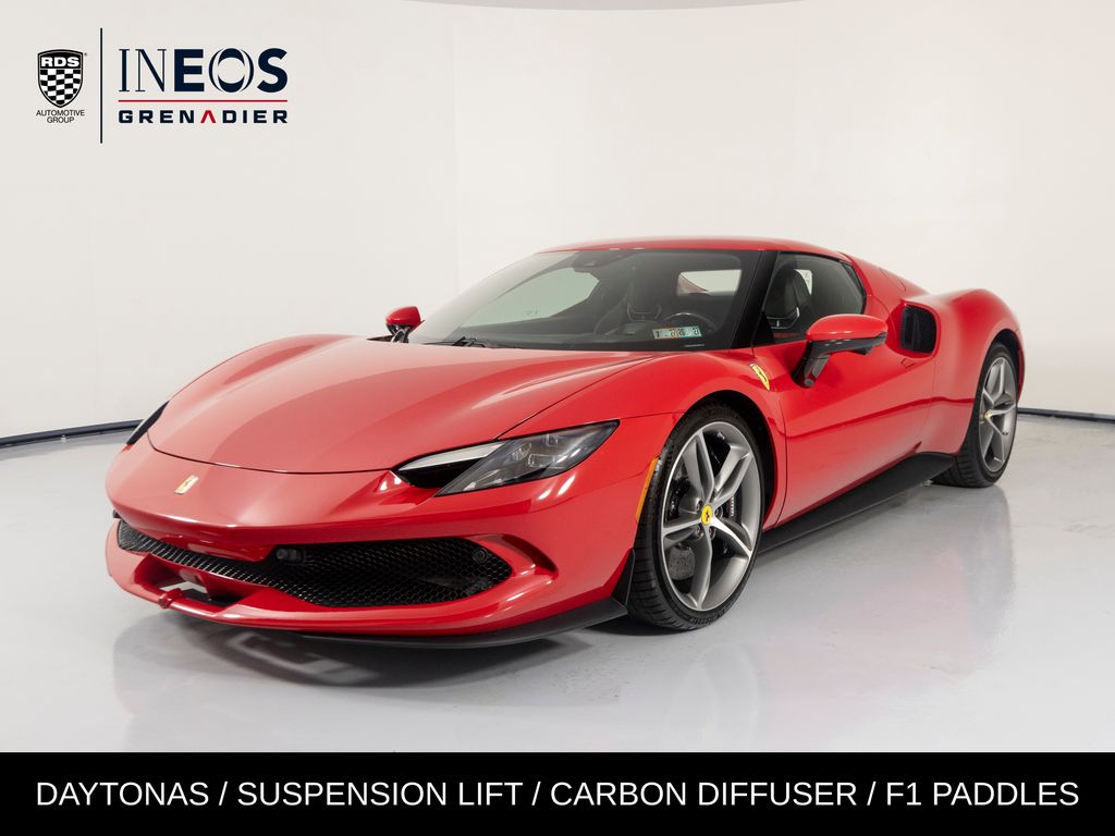 Rosso Corsa 2023 Ferrari 296 GTB Coupe Rear-Wheel Drive 8-Speed Dual Clutch