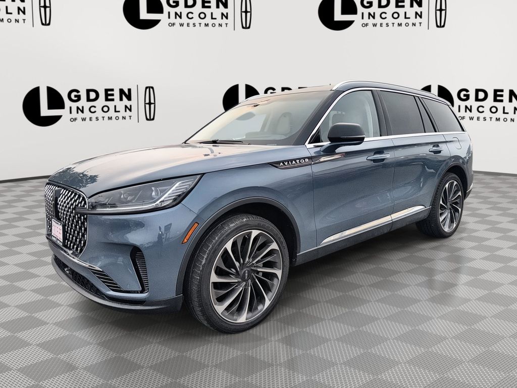 Blue 2025 Lincoln Aviator SUV / Crossover All-Wheel Drive Automatic