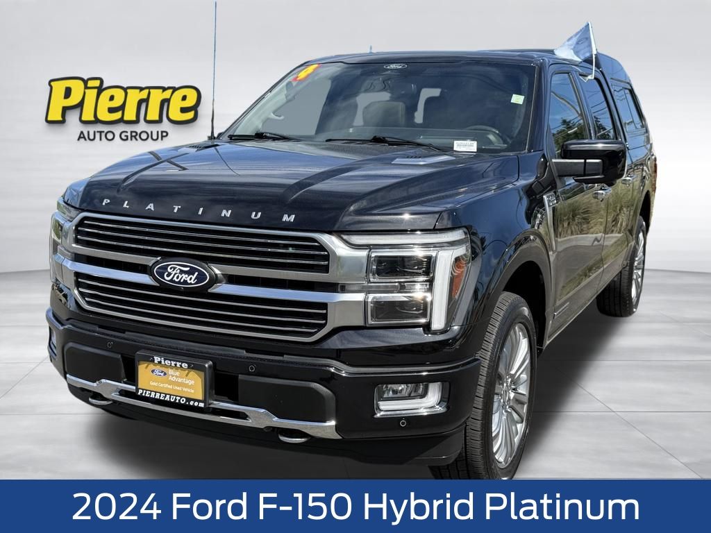 Black Metallic 2024 Ford F-150 Pickup Truck Four-Wheel Drive Automatic