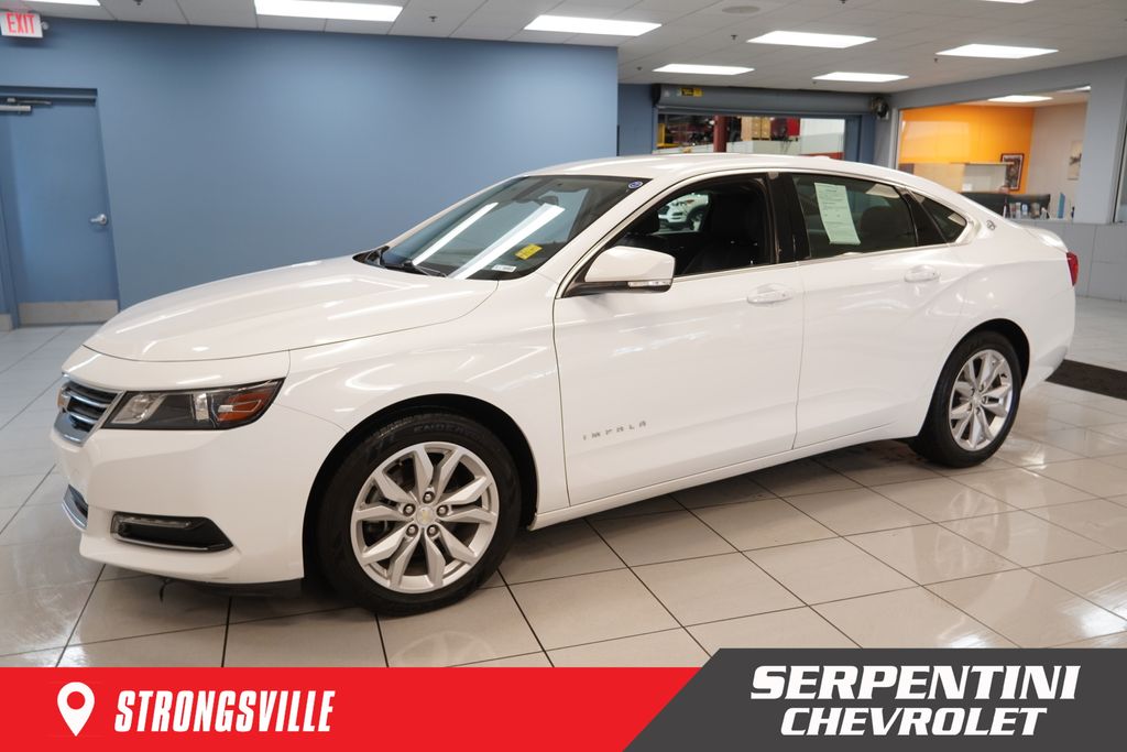 Summit White 2019 Chevrolet Impala LT FWD Sedan Front-Wheel Drive 6-Speed Automatic Overdrive
