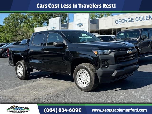Black 2023 Chevrolet Colorado Work Truck Crew Cab RWD Pickup Truck 4X2 8-Speed Automatic