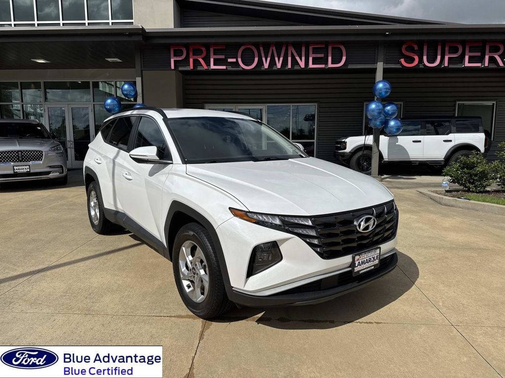 Serenity White Pearl 2023 Hyundai Tucson SEL AWD SUV / Crossover All-Wheel Drive 8-Speed Automatic