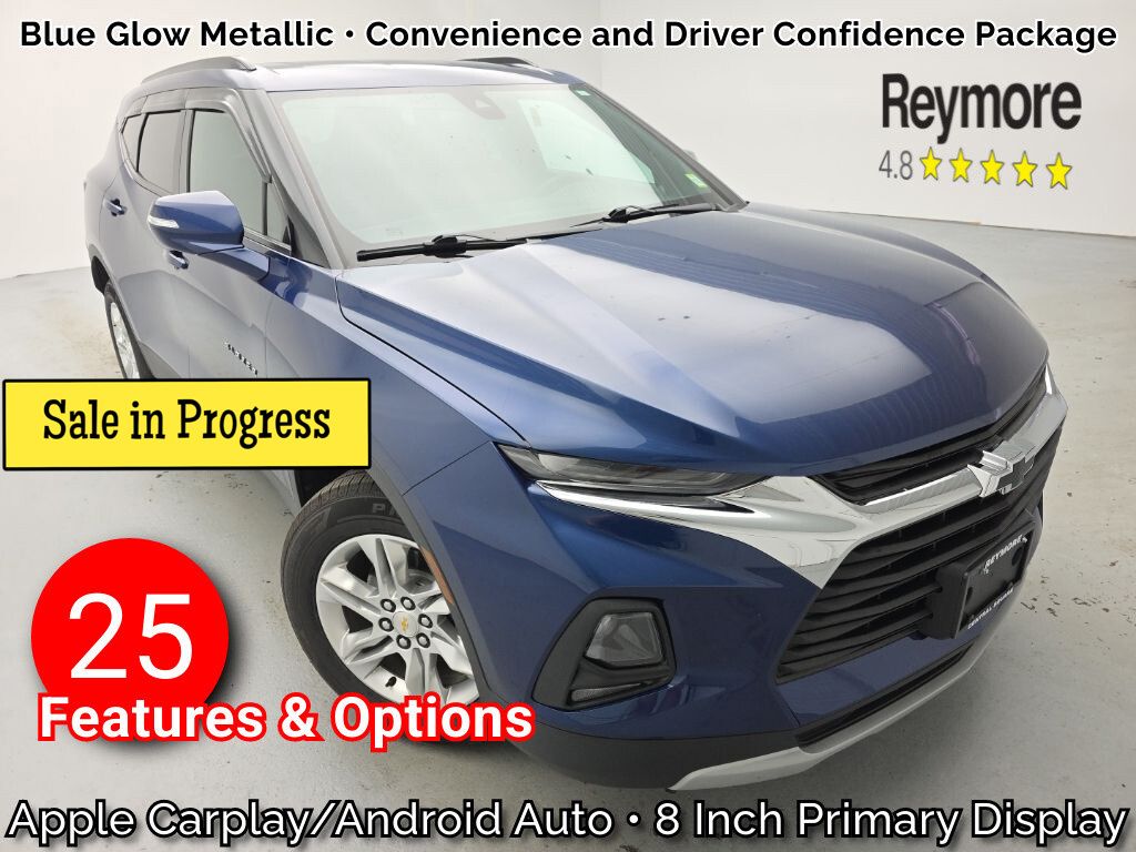 Blue Glow Metallic 2022 Chevrolet Blazer SUV / Crossover All-Wheel Drive 9-Speed Automatic Overdrive