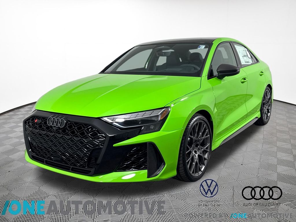Green 2026 Audi RS 3 2.5T quattro Sedan All-Wheel Drive 7-Speed Automatic