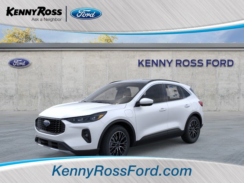 White Metallic 2025 Ford Escape Hybrid Plug-in FWD SUV / Crossover Front-Wheel Drive Continuously Variable Transmission