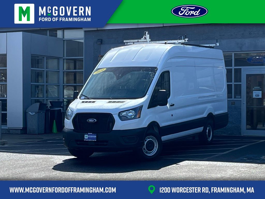 Oxford White 2021 Ford Transit Cargo 250 High Roof Extended LB RWD Van Rear-Wheel Drive