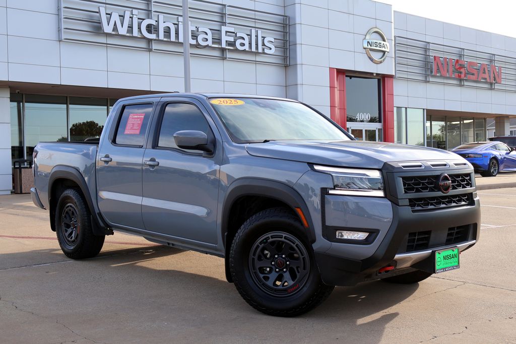 Boulder Gray 2025 Nissan Frontier Pickup Truck 4X2 9-Speed Automatic Overdrive