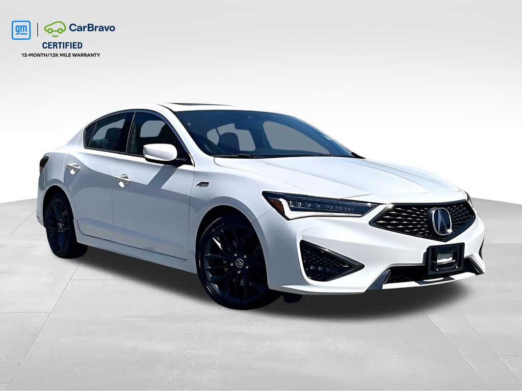 White 2022 Acura ILX FWD with Premium and A-SPEC Package Sedan Front-Wheel Drive 8-Speed Dual Clutch