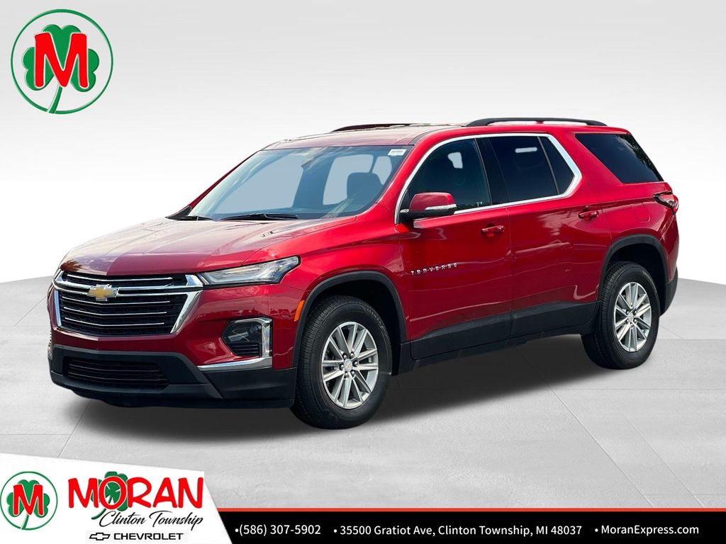 Radiant Red 2023 Chevrolet Traverse SUV / Crossover Front-Wheel Drive 9-Speed Automatic