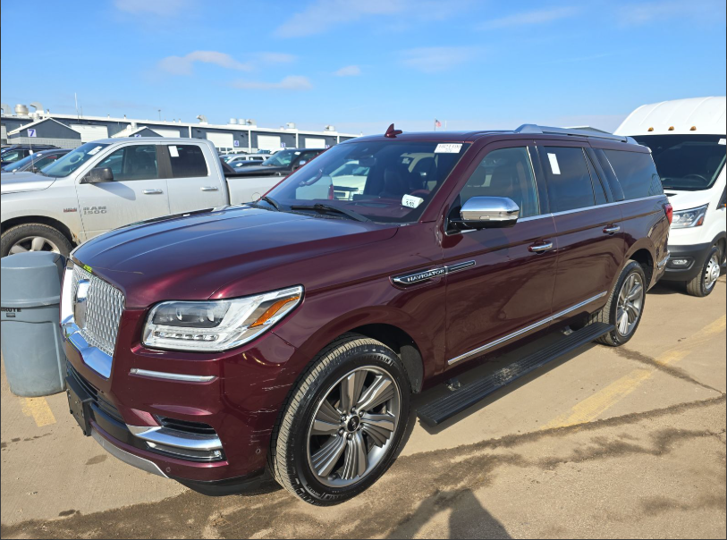 Red (Burgundy) 2018 Lincoln Navigator L Black Label 4WD SUV / Crossover Four-Wheel Drive Automatic