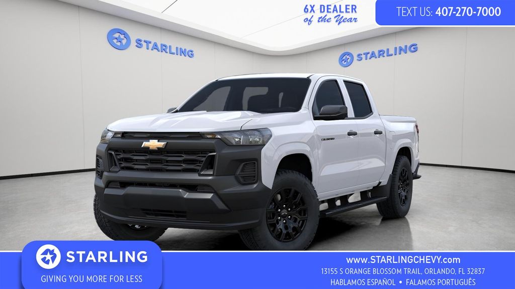 Summit White 2026 Chevrolet Colorado Pickup Truck 4X2 8-Speed Automatic
