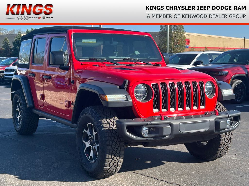 Firecracker Red Clearcoat 2020 Jeep Wrangler Unlimited Rubicon 4WD SUV / Crossover Four-Wheel Drive 8-Speed Automatic