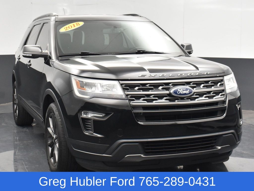 Shadow Black 2018 Ford Explorer SUV / Crossover All-Wheel Drive 6-Speed Automatic