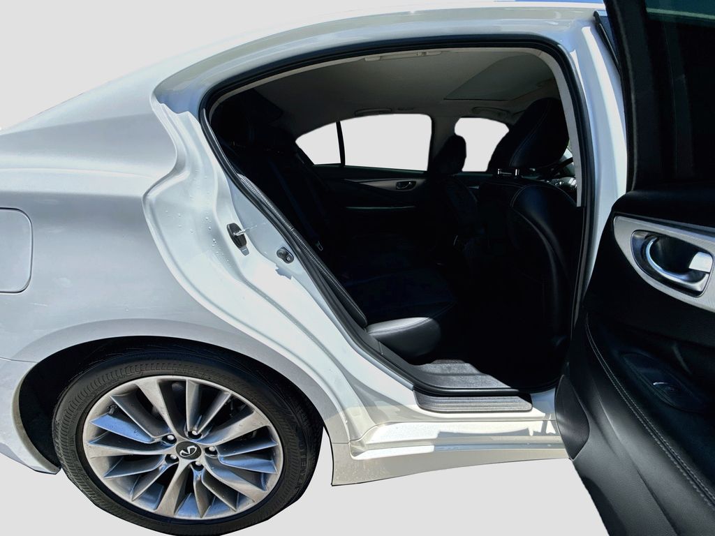 2023 INFINITI Q50 LUXE White at AutoSavvy Houston Northwest