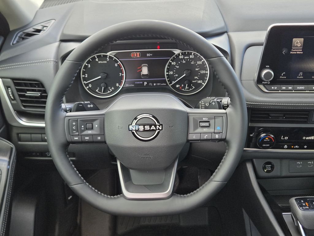 2026 Nissan Rogue Dark Armor White at Bravo Nissan