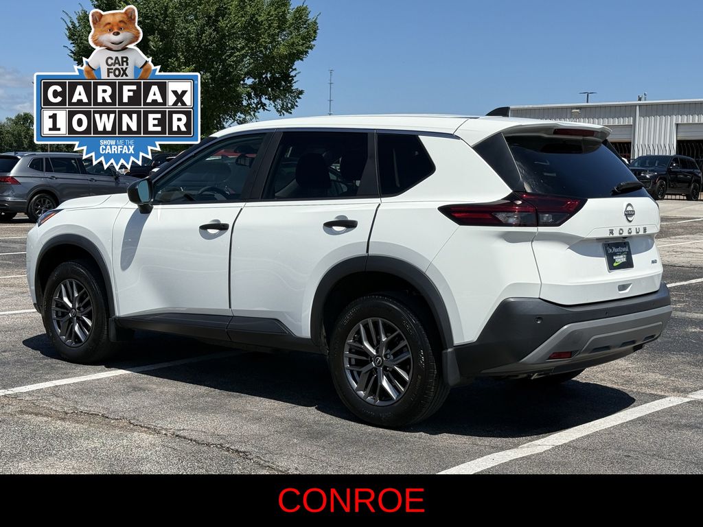 2023 Nissan Rogue S White at South Houston Nissan