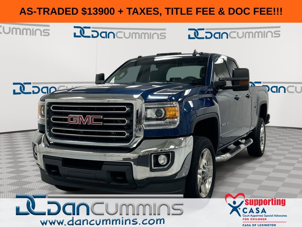 Stone Blue Metallic 2017 GMC Sierra 2500HD Pickup Truck Four-Wheel Drive 6-Speed Automatic Overdrive