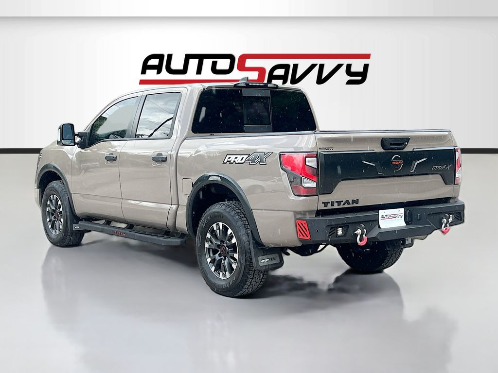 2024 Nissan Titan PRO-4X Beige at AutoSavvy Houston Northwest