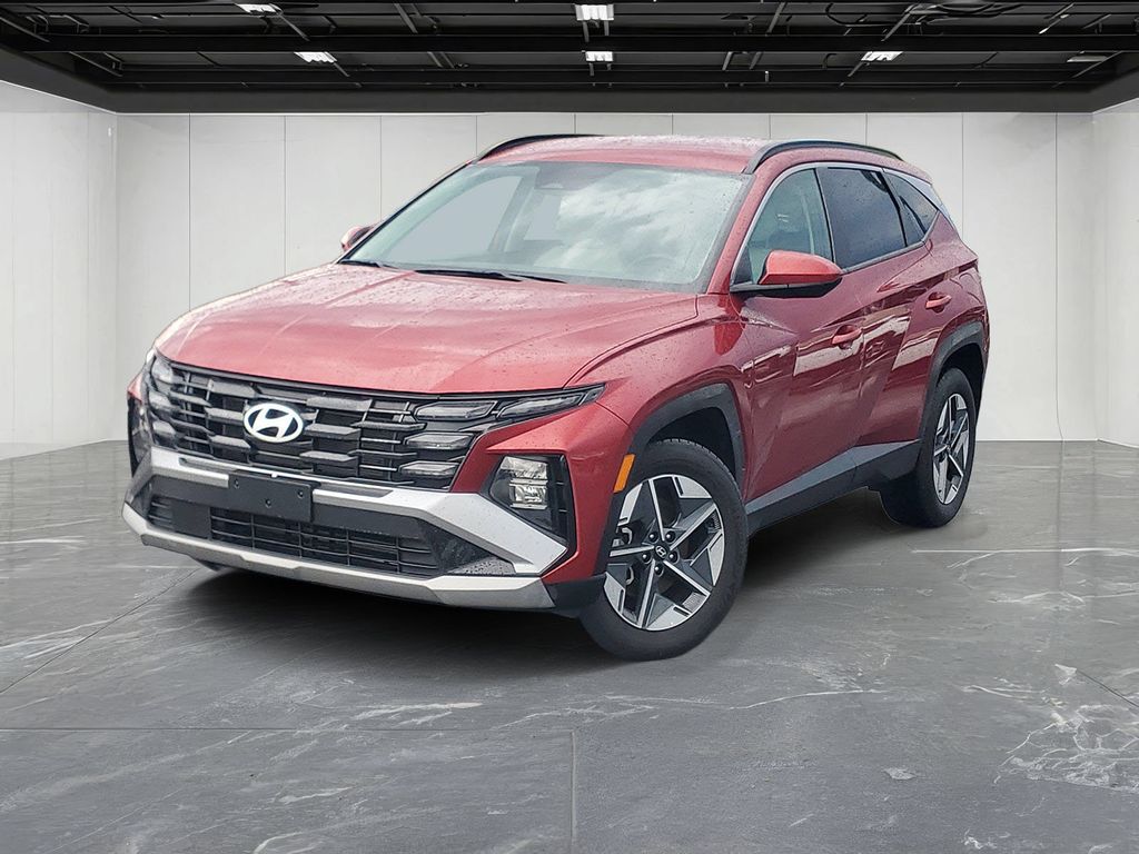 Ultimate Red 2025 Hyundai Tucson SUV / Crossover All-Wheel Drive 8-Speed Automatic