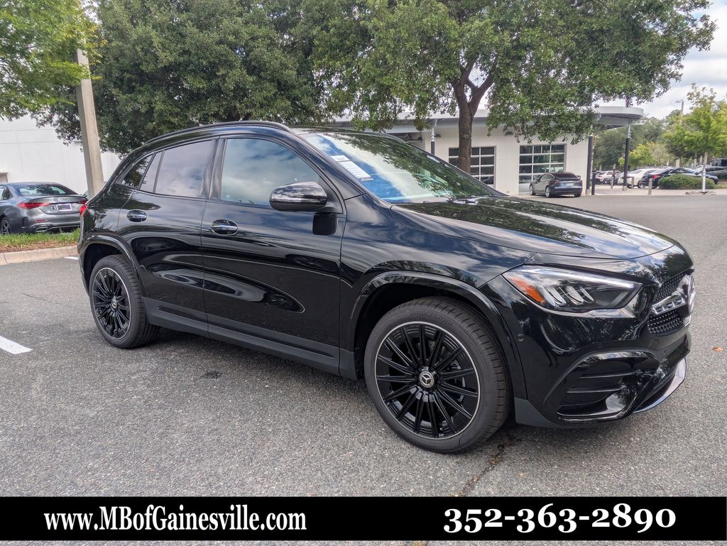 Black 2026 Mercedes-Benz GLA SUV / Crossover All-Wheel Drive 8-Speed Dual Clutch