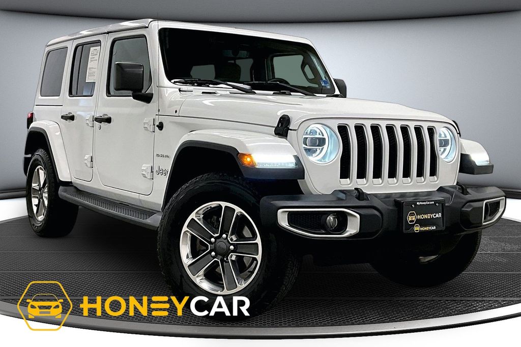 Bright White Clearcoat 2018 Jeep Wrangler Unlimited Sahara 4WD SUV / Crossover Four-Wheel Drive 8-Speed Automatic