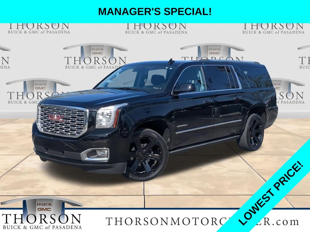 Onyx Black 2020 GMC Yukon XL SUV / Crossover Four-Wheel Drive 