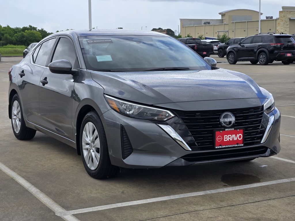 2025 Nissan Sentra S Gray at Bravo Nissan