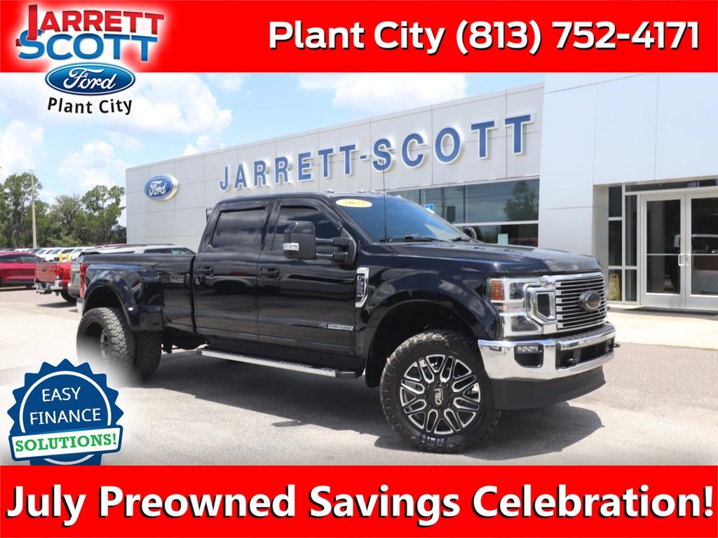 Black Metallic 2022 Ford F-350 Super Duty Pickup Truck Four-Wheel Drive Automatic
