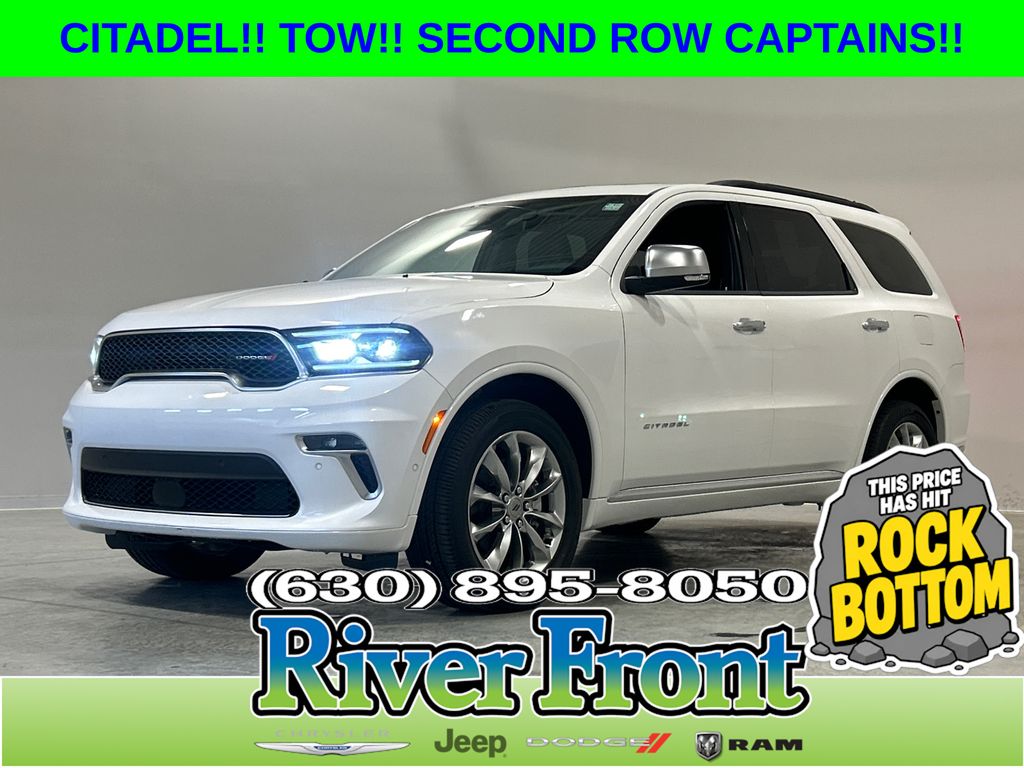 Vice White 2021 Dodge Durango SUV / Crossover All-Wheel Drive 8-Speed Automatic
