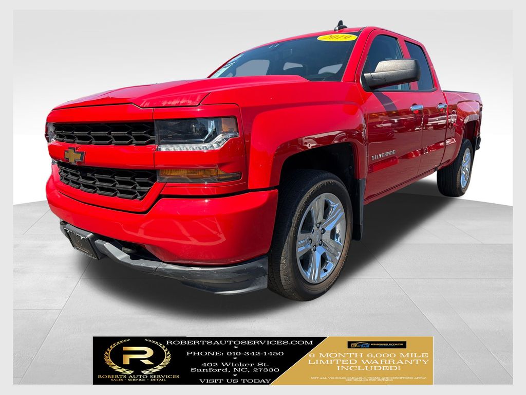 Red Hot 2019 Chevrolet Silverado 1500 Pickup Truck Four-Wheel Drive 6-Speed Automatic Overdrive