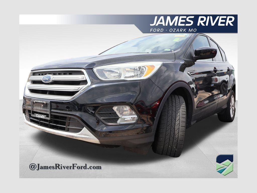 Black 2017 Ford Escape SE AWD SUV / Crossover All-Wheel Drive 6-Speed Automatic