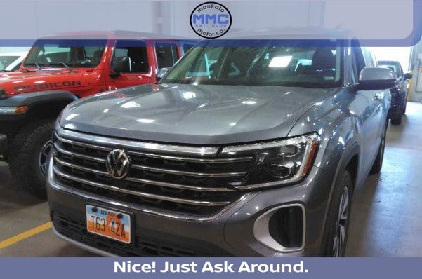 Platinum Gray Metallic 2025 Volkswagen Atlas SUV / Crossover All-Wheel Drive 8-Speed Automatic