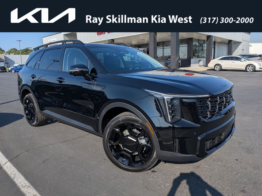Ebony Black 2026 Kia Sorento X-Line SX AWD SUV / Crossover All-Wheel Drive 8-Speed Dual Clutch
