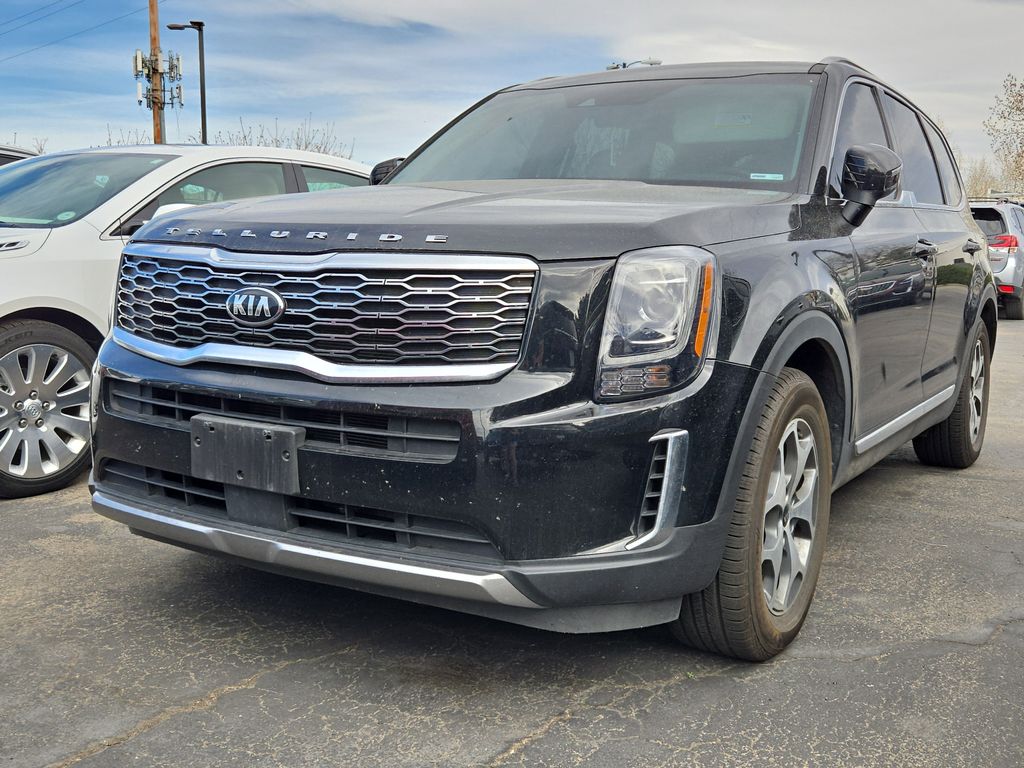 Ebony Black 2020 Kia Telluride EX FWD SUV / Crossover Front-Wheel Drive 8-Speed Automatic
